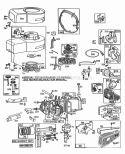 Part Location Diagram of 392787 Briggs and Stratton Starter Assembly-Rewind (3 O'Clock)